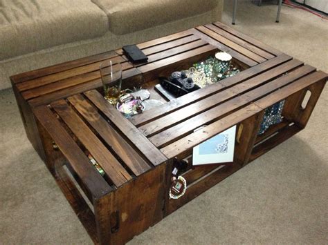 Extended crate coffee table!