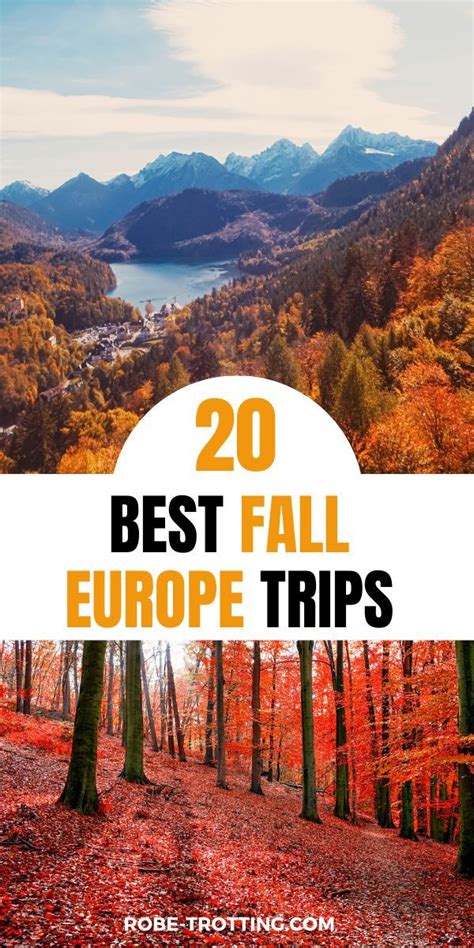 The Best Fall Europe Trips to Book Now | Reizen, Weekendje weg, Weg