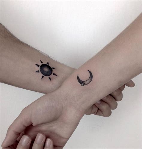 65 Amazing Sun and Moon Tattoo Designs for the Couples - Tattoo Me Now