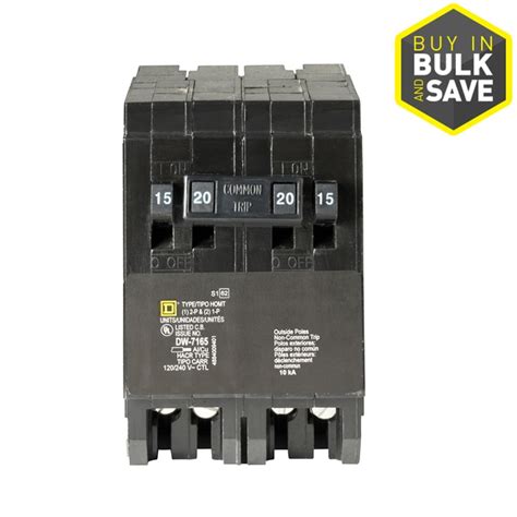 Square D Homeline 20-Amp 4-Pole Quad Circuit Breaker at Lowes.com