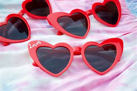 Taylor Swift Red Heart Sunglasses She Found Her Lover - Etsy