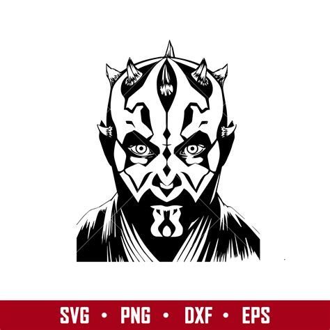 Darth Maul Svg, Darth Maul Clipart Svg, Star Wars Characters | Inspire Uplift