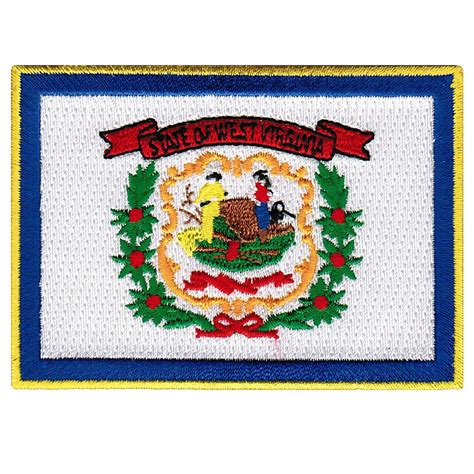 West Virginia Embroidered Patch