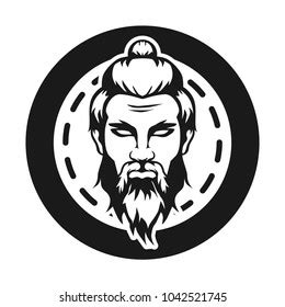 Beard Logo Vector Illustration Stock Vector (Royalty Free) 1042521745 | Shutterstock