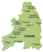 Mapas politico de Guarda