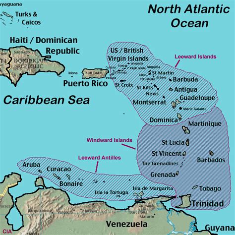 How come the Windward/Leeward islands of the Caribbean are called that ...