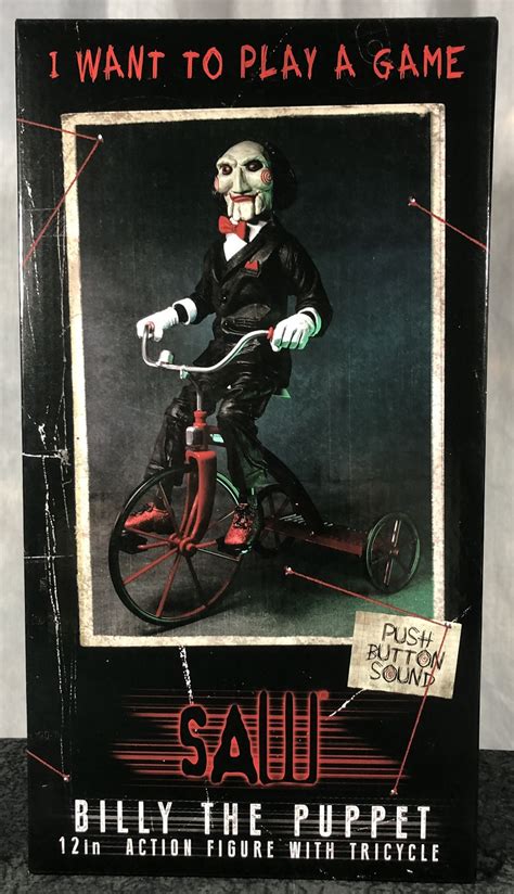 NECA - Saw 12-Inch Billy Jigsaw Talking Puppet with Tricycle #NEC-60607