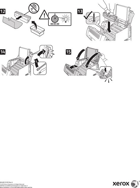 Xerox Phaser 7100 Users Manual Imaging Unit Replacement Instructions, 604E81210, Rev A