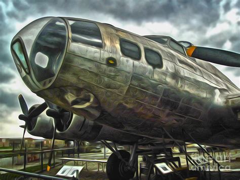 B17 Bomber Painting by Gregory Dyer