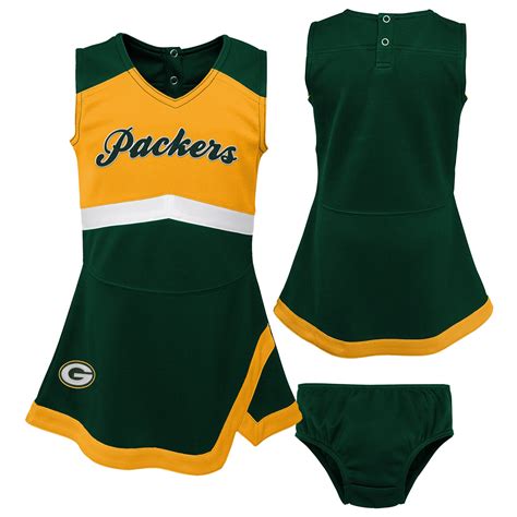 Green Bay Packers Infant Cheerleader Dress – babyfans