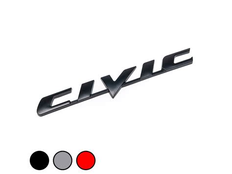 Honda Civic Emblem 2006-2015 (8th/9th Gen) - OWLSPEED