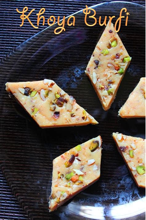 Easy Khoya Burfi Recipe / Mawa Barfi Recipe / Kesar Burfi Recipe - Yummy Tummy