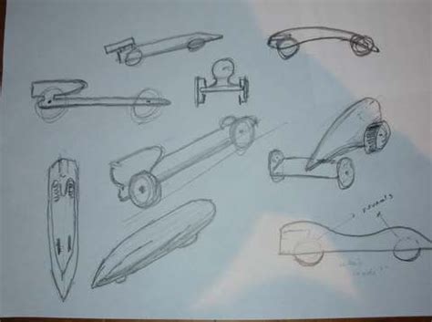 Co2 Dragster Design Sketches