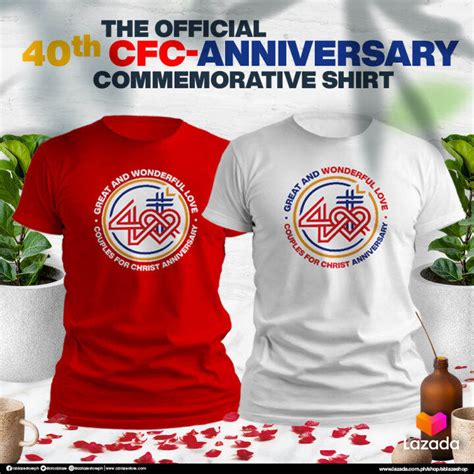 Couples For Christ 40th Anniversary Shirt | Lazada PH