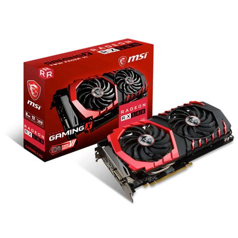 Placa de vídeo - AMD Radeon RX 580 (8GB / PCI-E) - MSI Gaming X - RX ...