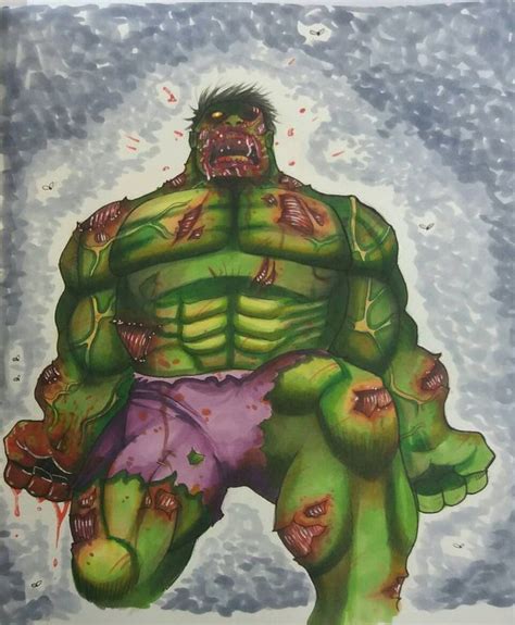 #Hulk #Animated #Fan #Art. (Zombie Hulk) By: Vitowan. ÅWESOMENESS ...