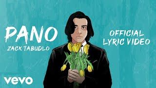 Zack Tabudlo - Pano (Lyric Video) Chords - Chordify