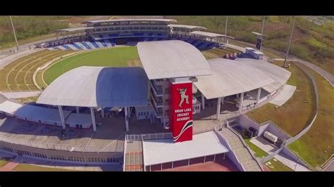 Epic flight over Brian Lara Stadium, Trinidad and Tobago - YouTube