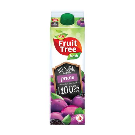 Enjoy the goodness of the new F&N Fruit Tree Fresh No Sugar Added Prune ...