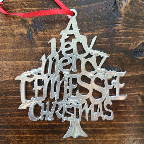 A Very Merry Tennessee Christmas – Pewter Ornament – Tristar Adventures