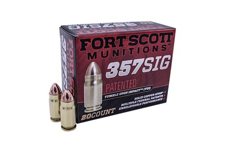 FORTSCOTT 357 SIG TUI - 95Gr Handgun Ammo