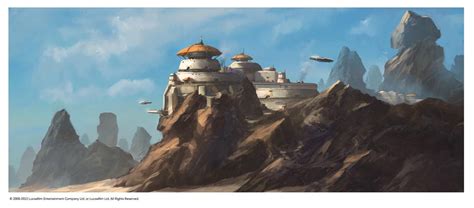 Star Wars the Old Republic concept art - SWTOR Tatooine Hutt Palace