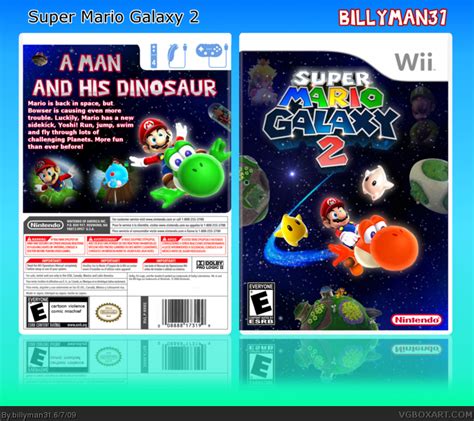 Super Mario Galaxy 2 Wii Box Art Cover by billyman31