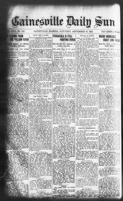 Gainesville Daily Sun (1905-09-16) : Free Download, Borrow, and Streaming : Internet Archive