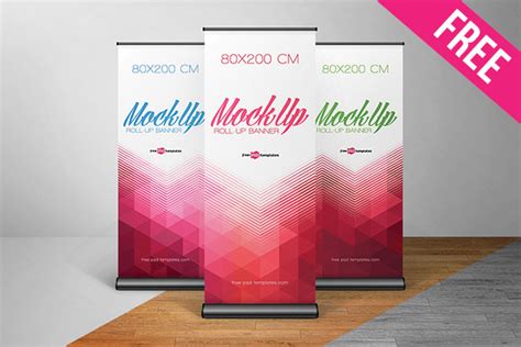 Free Roll-Up Banner in PSD – Free PSD Templates