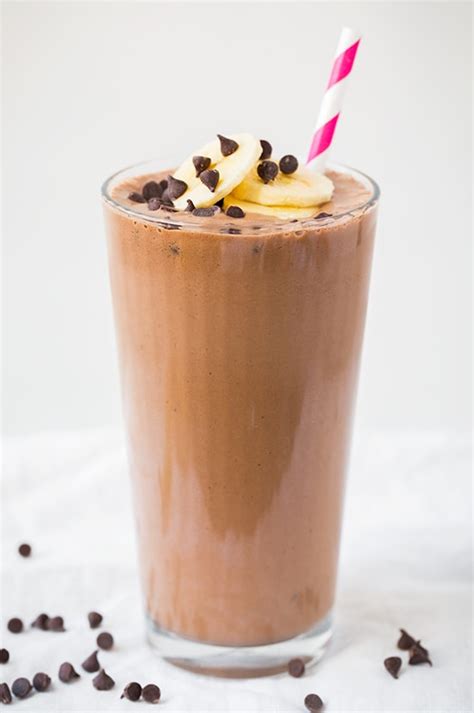 Chocolate Peanut Butter Banana Shake - Cooking Classy