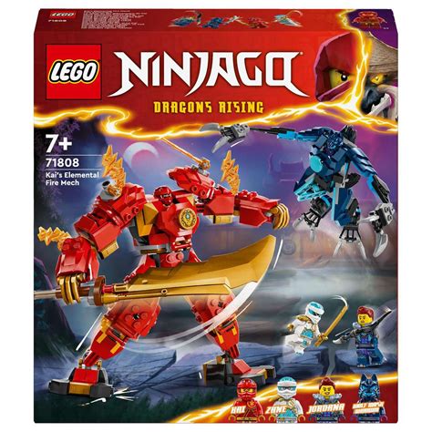 LEGO® NINJAGO® Kai’s Elemental Fire Mech 71808 Building Toy Set - 322 ...