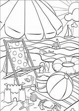 Free Printable Summer Coloring Page sketch template