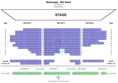 Rio Las Vegas Show Schedule