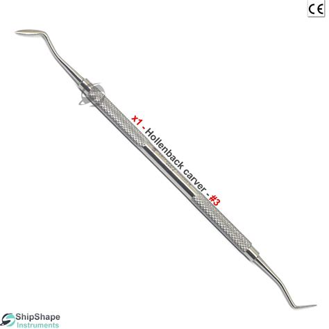 Dental Hollenback Carver # 3 Restorative Double Ended Stainless Oral Instruments - Shipshape ...