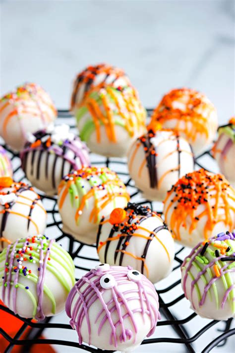 Halloween Cookie Dough Balls - Easy Budget Recipes