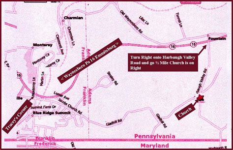 Service Times and Directions | Jacob's Church Web Page