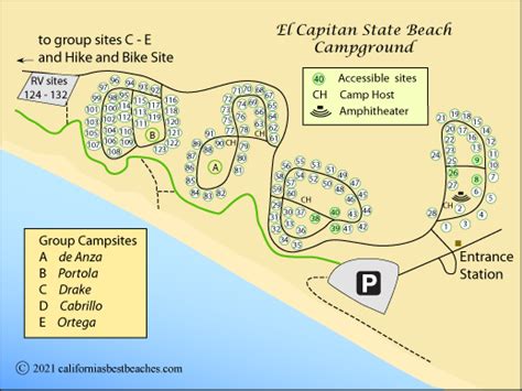 El Capitan State Beach Campsite Photos - El Capitán State Beach Campground | Goleta | Hikespeak ...