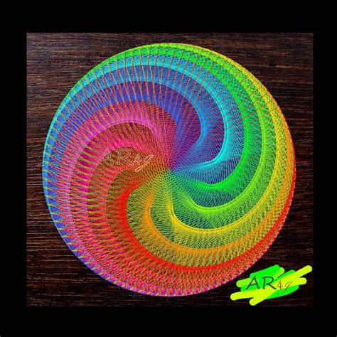 String Art Mandala Stringart DIY String Art Design How to Make String ...