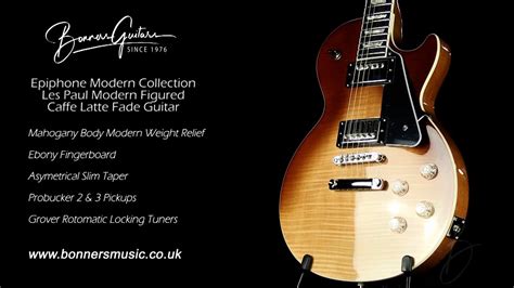 Epiphone Modern Collection Les Paul Modern Figured Caffe Latte Fade ...