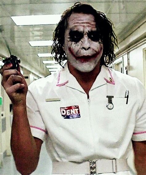 Boom. The joker in the dark knight nurse costume More Joker Nurse, Batman Vs Joker, Heath Ledger ...