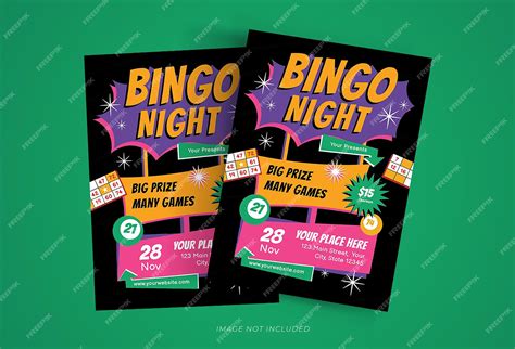 Premium Vector | Bingo Night Flyer