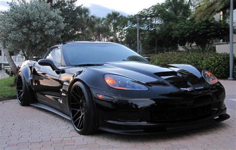 Black Corvette C6 ZR1 Body Kit : carporn