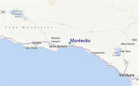 Montecito Tide Station Location Guide