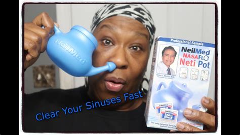 The Neti Pot Demonstration || For Sinus Problems // Nose Rinse - YouTube