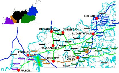 Map Of Western Kentucky – Verjaardag Vrouw 2020