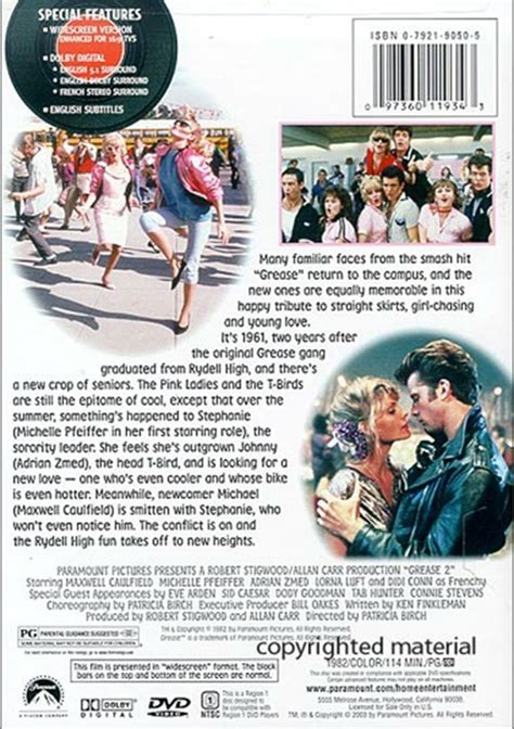 Grease 2 (DVD 1982) | DVD Empire