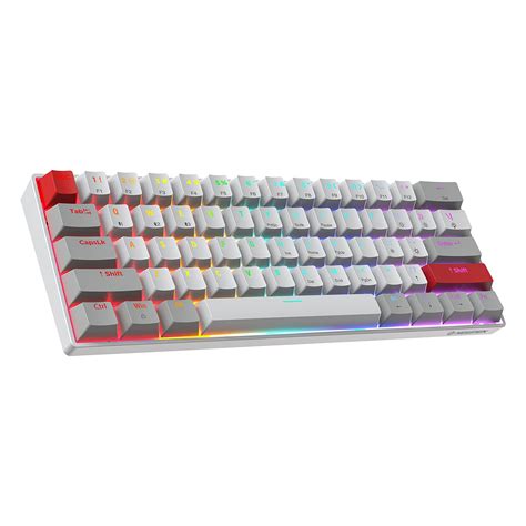 Buy Newmen GM610 60% Wireless Mechanical Gaming Keyboard,Wired/Bluetooth Keyboard,RGB Backlit,61 ...