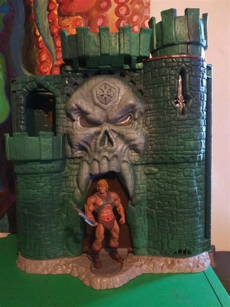 He-Man Castle Grayskull (2002) playset i have all the pieces i even have the box it came out of ...