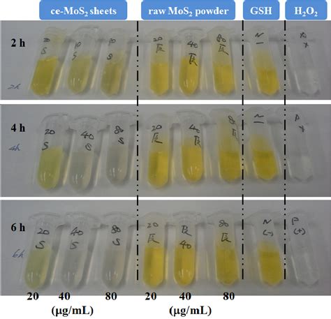 Figure S5 . Glutathione oxidation by monitoring color change. GSH was ...