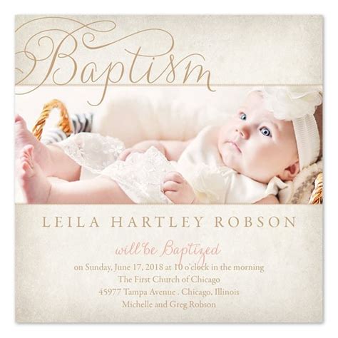 Free Baptism Invitation Template